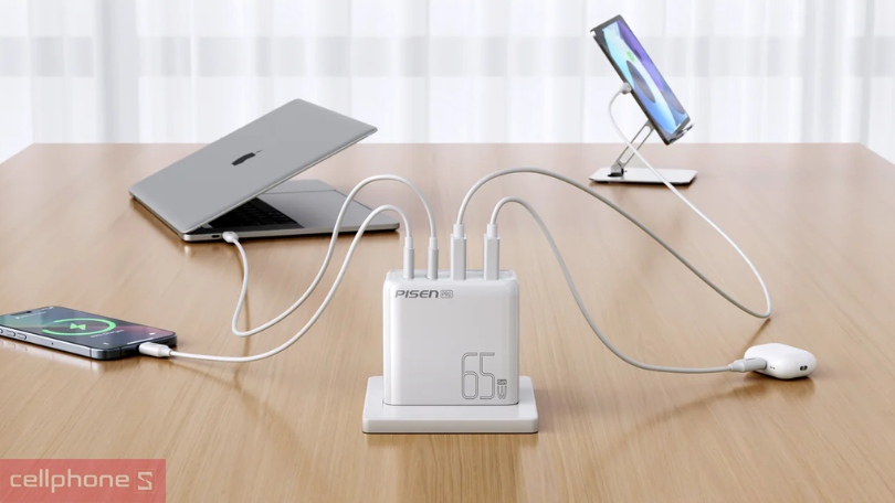 Sạc Pisen đa năng nhiều cổng sạc