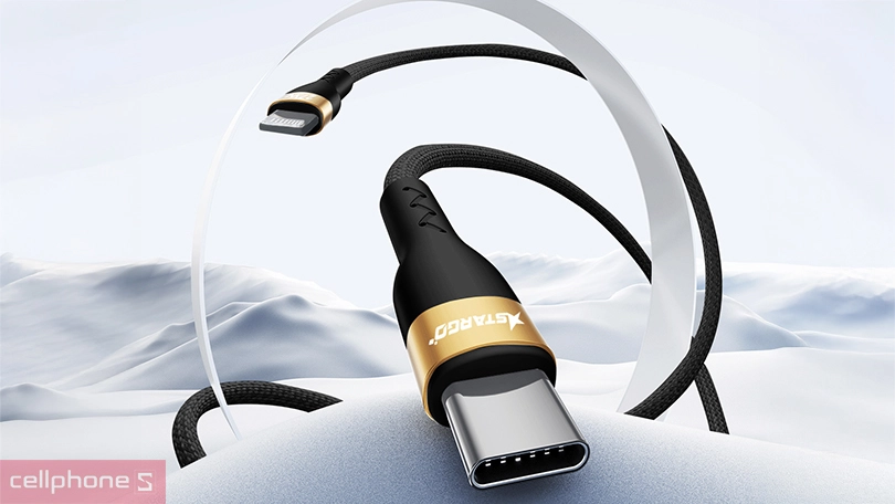 Công suất cáp Type-C to Lightning Stargo Ultralink L1 27W 1.2m