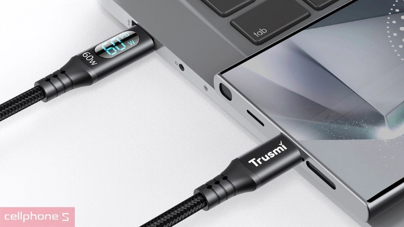 Độ bền cáp Type C to Type C Trusmi CA38 PD 60W