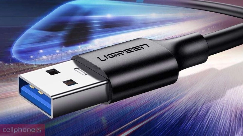 Cáp dữ liệu USB 3.0 to Type-C Ugreen 10881 1m - Hỗ trợ sạc nhanh, mang theo tiện lợi