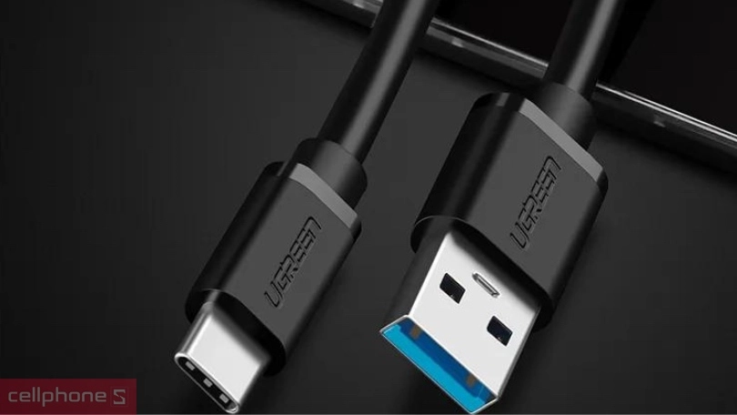 Cáp dữ liệu USB 3.0 to Type-C Ugreen 10881 1m - Hỗ trợ sạc nhanh, mang theo tiện lợi