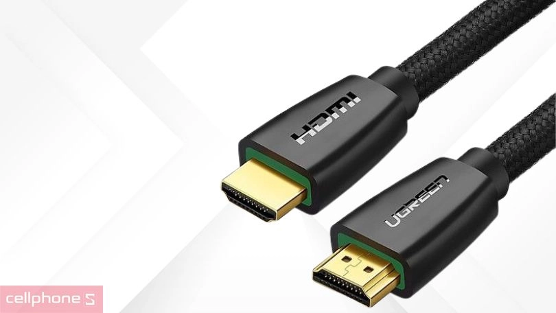 Tốc độ cáp HDMI 2.0 Ugreen bọc dù HD118 40409 1.5m 18Gbps