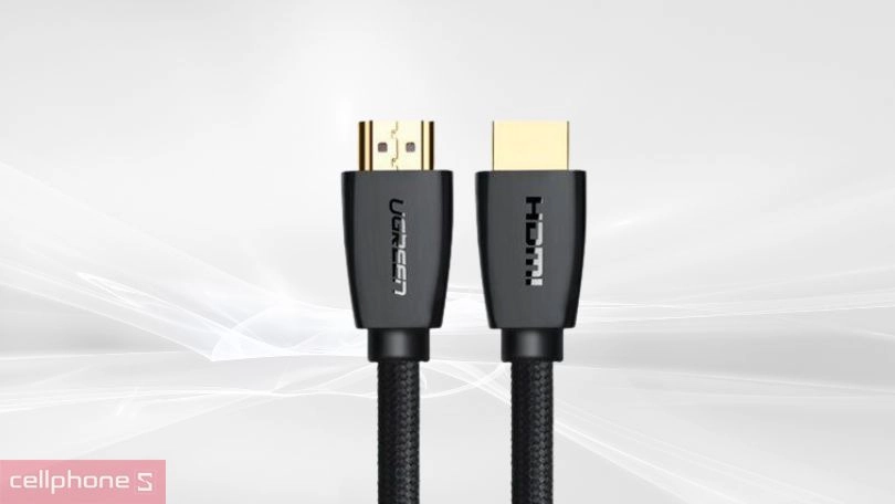 Thiết kế cáp HDMI 2.0 Ugreen bọc dù HD118 40409 1.5m 18Gbps