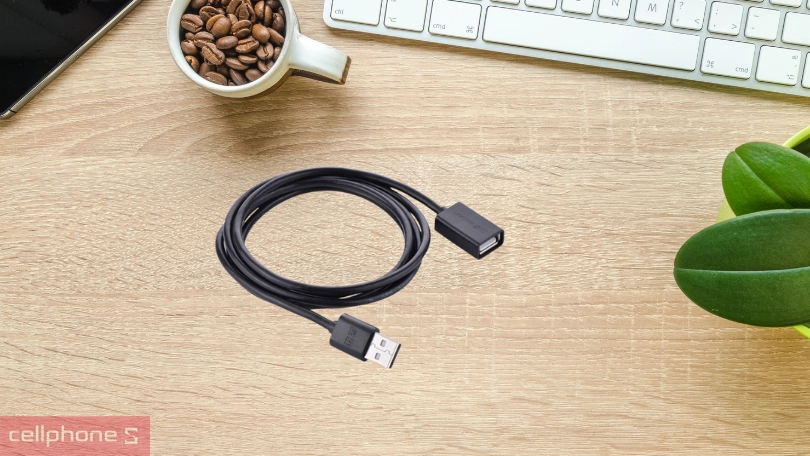 Cáp truyền dữ liệu Ugreen USB 2.0 10316 2M vật liệu cao cấp, truyền tín hiệu mượt