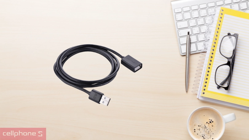 Cáp truyền dữ liệu Ugreen USB 2.0 10318 5m - Tốc độ truyền tải cao, độ dài lý tưởng