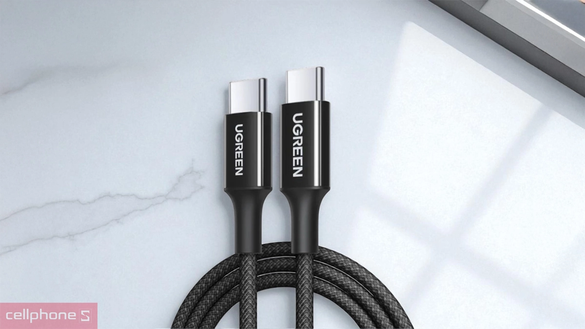 Công suất, khả năng tương thích của cáp Type-C to C Ugreen Uno L502 100W 1m