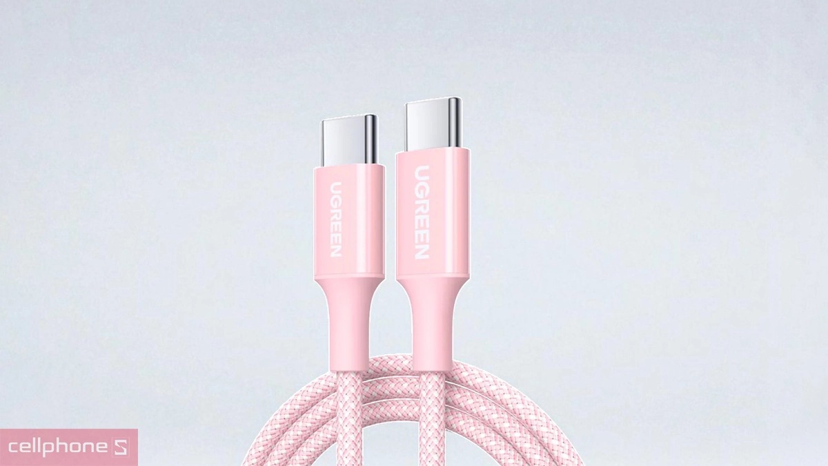 Thiết kế, độ bền của cáp Type-C to C Ugreen Uno L502 100W 1m