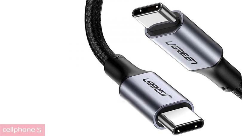 Cáp Ugreen USB-C to C 1M 100W 70427 – Cáp sạc bền bỉ, sạc nhanh tiện lợi