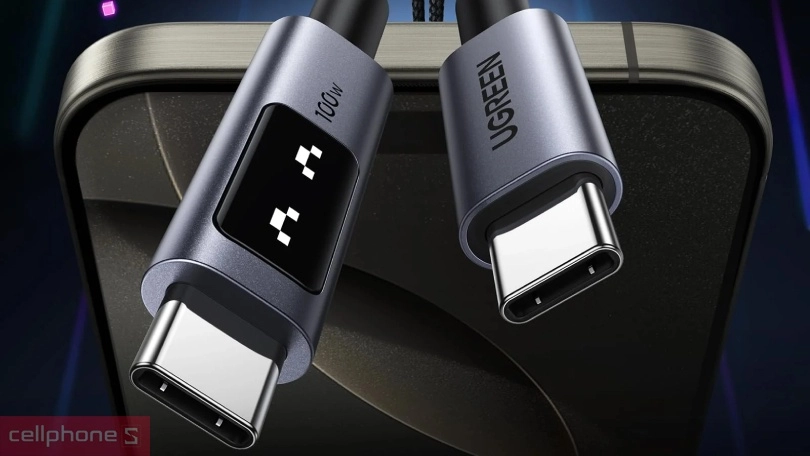 Tốc độ sạc, khả năng tương thích của cáp Type-C to Type-C UGREEN Uno L509 35501 100W 1m