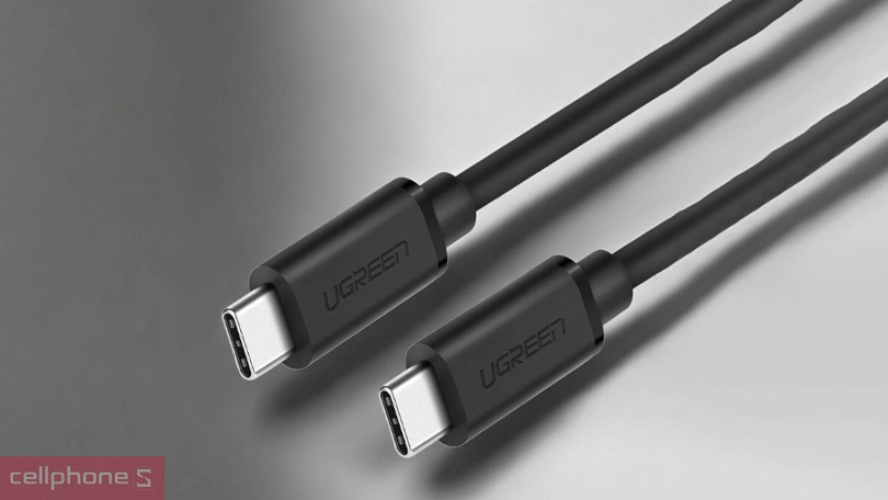 Chất liệu của cáp Type-C to Type-C Ugreen US264 60518 60W 1m