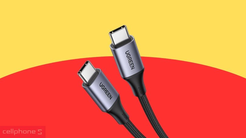 Chiều dài, chất liệu của cáp Type-C to Type-C Ugreen US535 15311 240W 1m