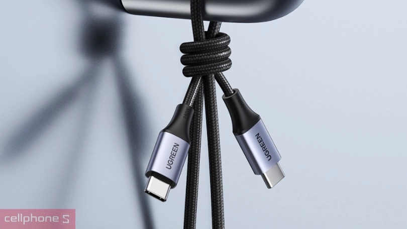 Chiều dài, chất liệu của cáp Type-C to Type-C Ugreen US535 90440 240W 2m