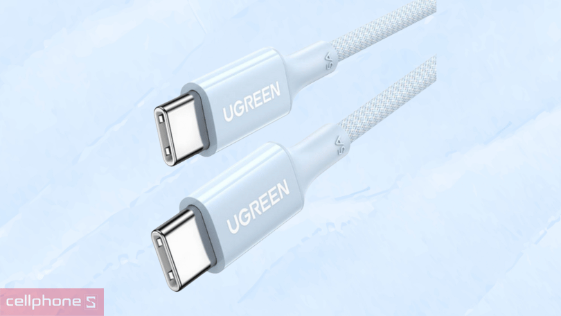 Chất liệu cáp Type-C to Type-C Ugreen US557 15271 100W 1m