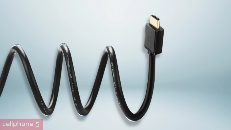 Cáp Ugreen HDMI 2.0 HD104 2M 10107 độ dài 2m, truyền tải nhanh chóng
