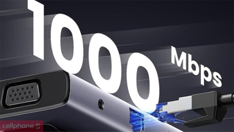 Cổng chuyển đổi Ugreen 10 in 1 CM498 15601 - Cổng chuyển đổi tích hợp đa dạng cổng kết nối