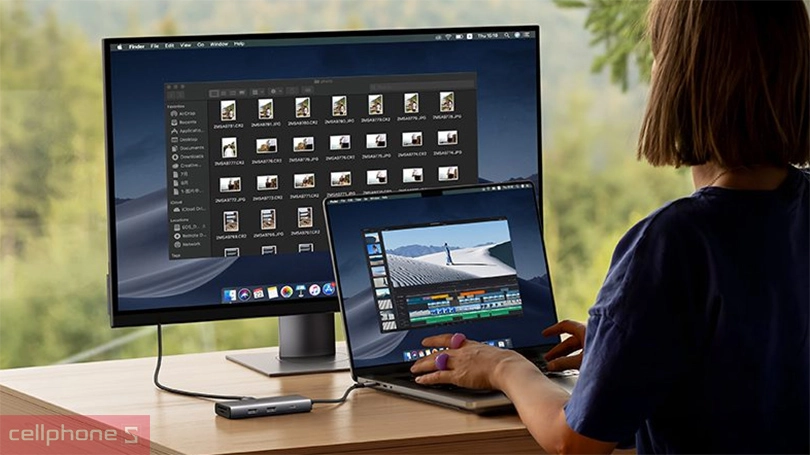 Cổng chuyển đổi Ugreen 7 in 1 CM498 15531 - Tốc độ đọc thẻ SD/TF lên đến 104Mb/s