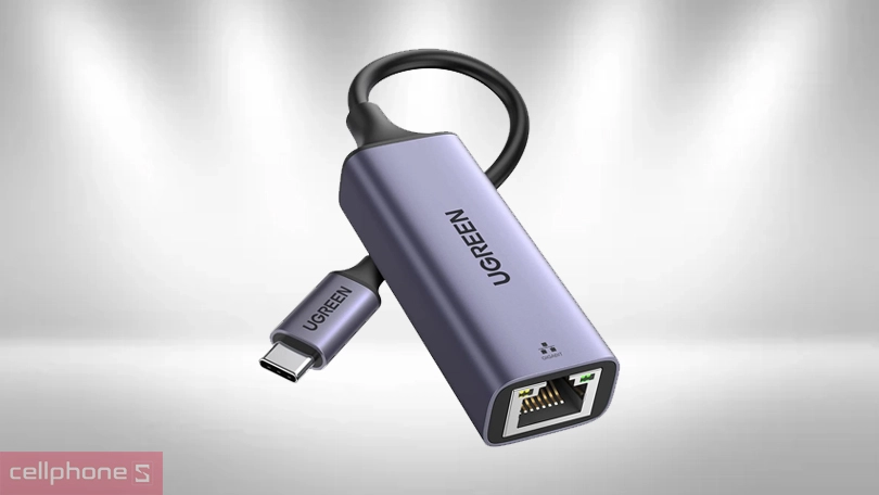 Cổng chuyển đổi Ugreen USB Type C to 10/100/1000m CM199 50737 - Tốc độ truyền tải nhanh, tương thích rộng