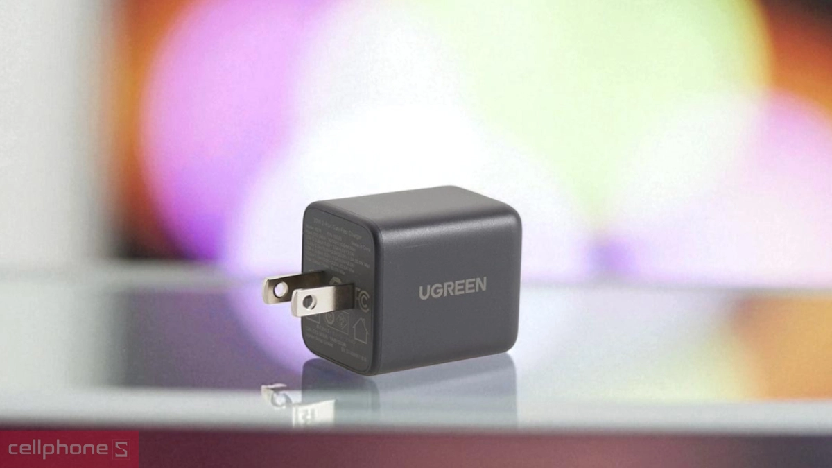 Củ sạc Ugreen GaN 30W (US) X516 65025 – Sạc nhanh, bền bỉ và tiện ích
