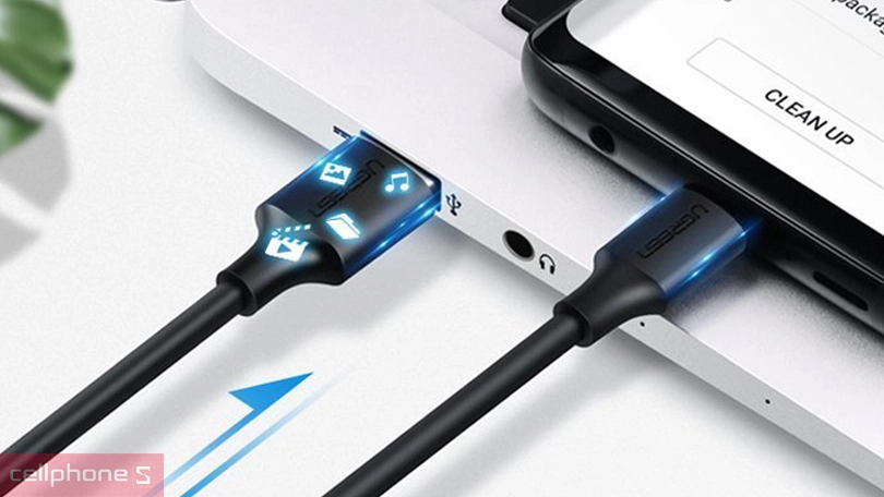 Hub chuyển đổi Ugreen USB-C sang USB-A