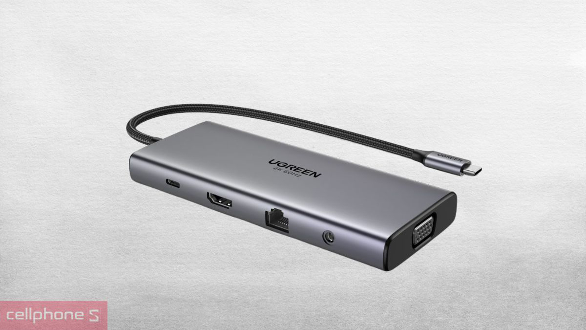 Thiết kế hub Ugreen USB C 11 in 1 CM639 45520