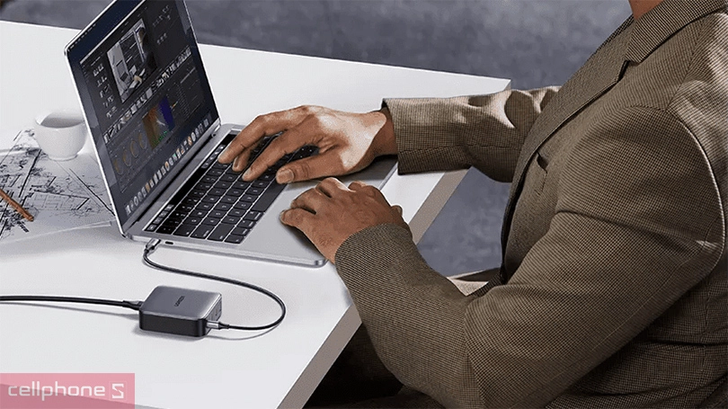 Sạc nhanh Ugreen GAN Nexode Desktop 4 cổng (US 3C 1A) 100W CD328 90736 – Giải pháp sạc nhanh toàn diện