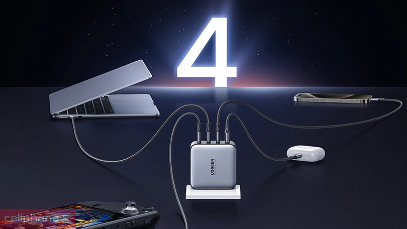 Công suất sạc Ugreen GaN 100W CD226