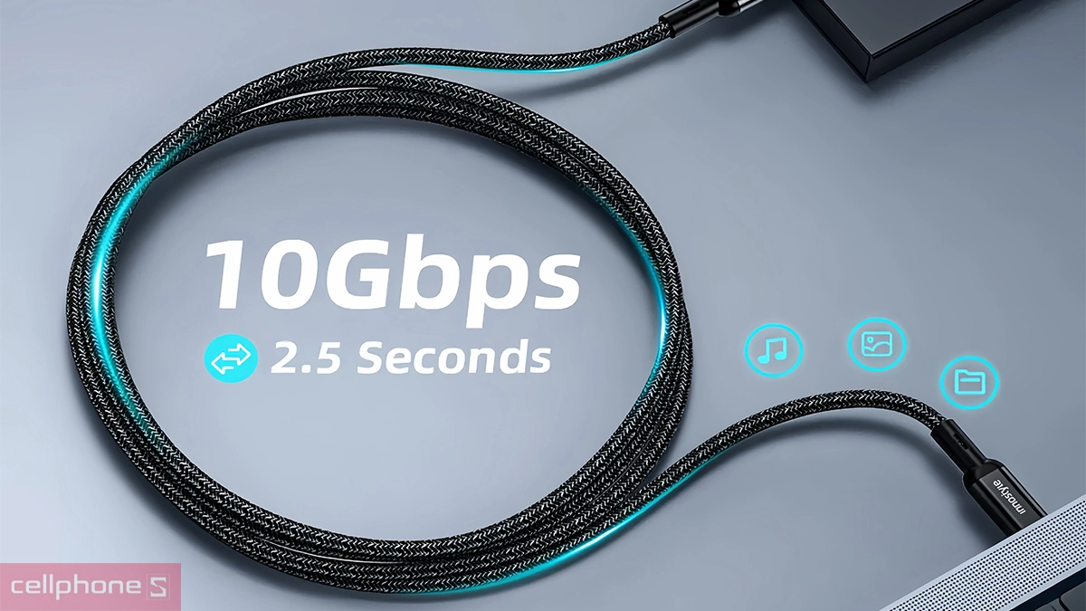 Dài 2m, được làm từ sợi DuPont Kevlar bền bỉ