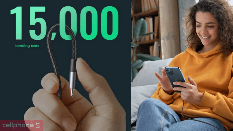 Cáp type-C to Lightning Ugreen Mfi US305 1m