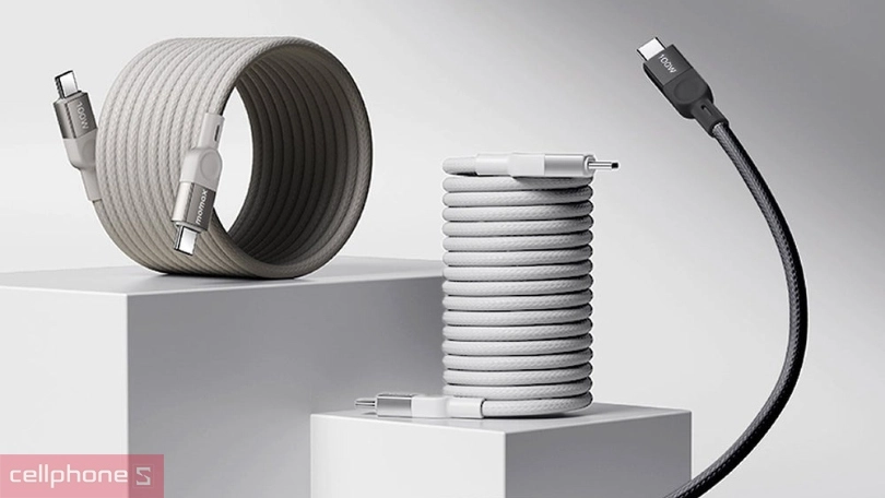 Tốc độ sạc, khả năng tương thích của cáp Type-C to Type-C Momax MAG Link 100W USB 2.0 2m