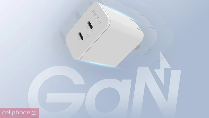 Củ sạc nhanh Type-C Mophie GAN 45W PD