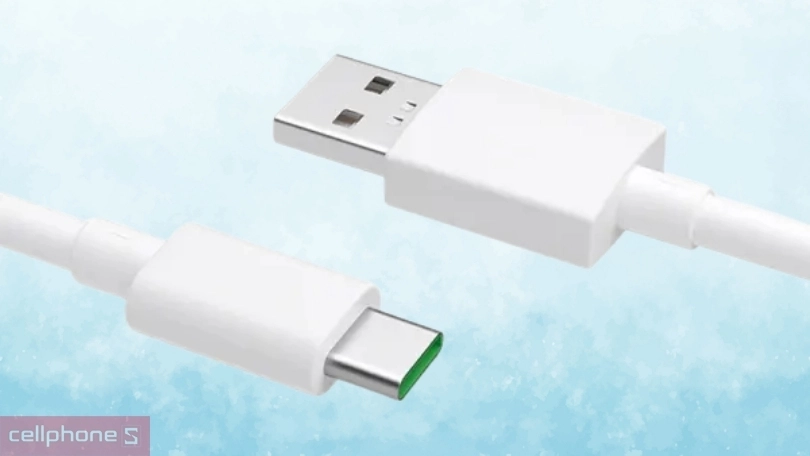 Chiều dài, chất liệu của cáp Type-C OPPO SuperVOOC DL129 1m