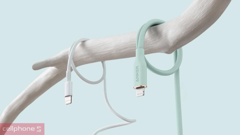 Đánh giá thiết kế Cáp Type-C to Lightning Anker Powerline Flow III A8663 1.8M