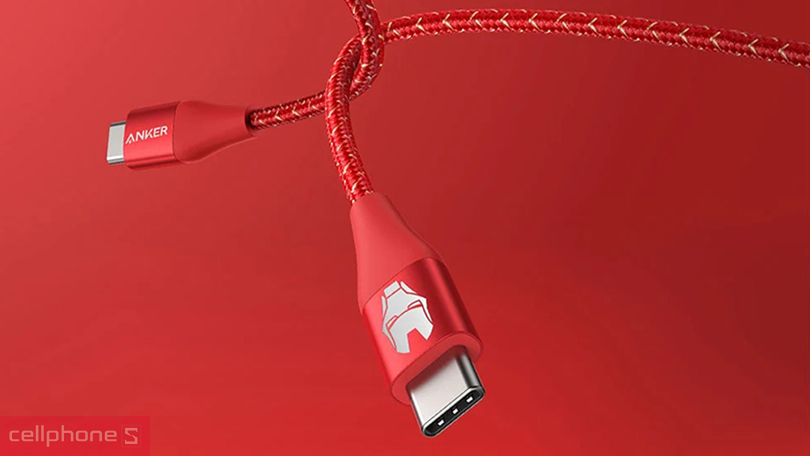Đánh giá thiết kế Cáp Anker Powerline II USB-C TO USB-C (6FT/1.8M) A9549 phiên bản Marvel