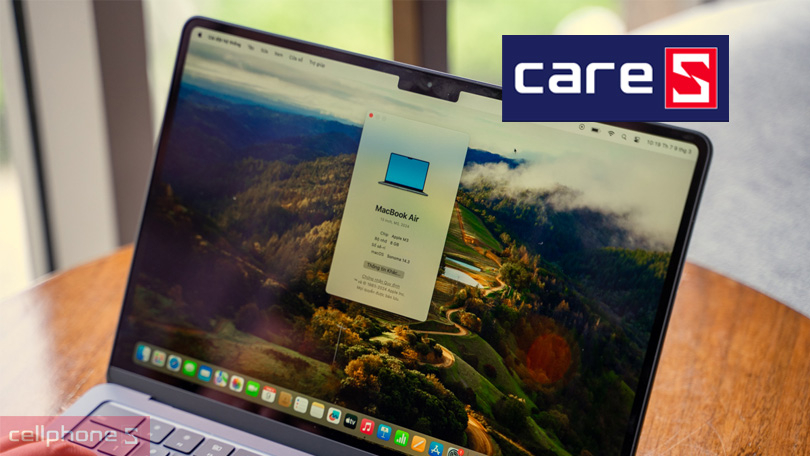 Phương thức hỗ trợ của dịch vụ bảo hành CareS Macbook Air 13 inch M3