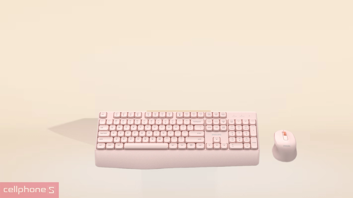 Kết nối và độ nhạy Combo bàn phím + chuột không dây Philips SPT6348