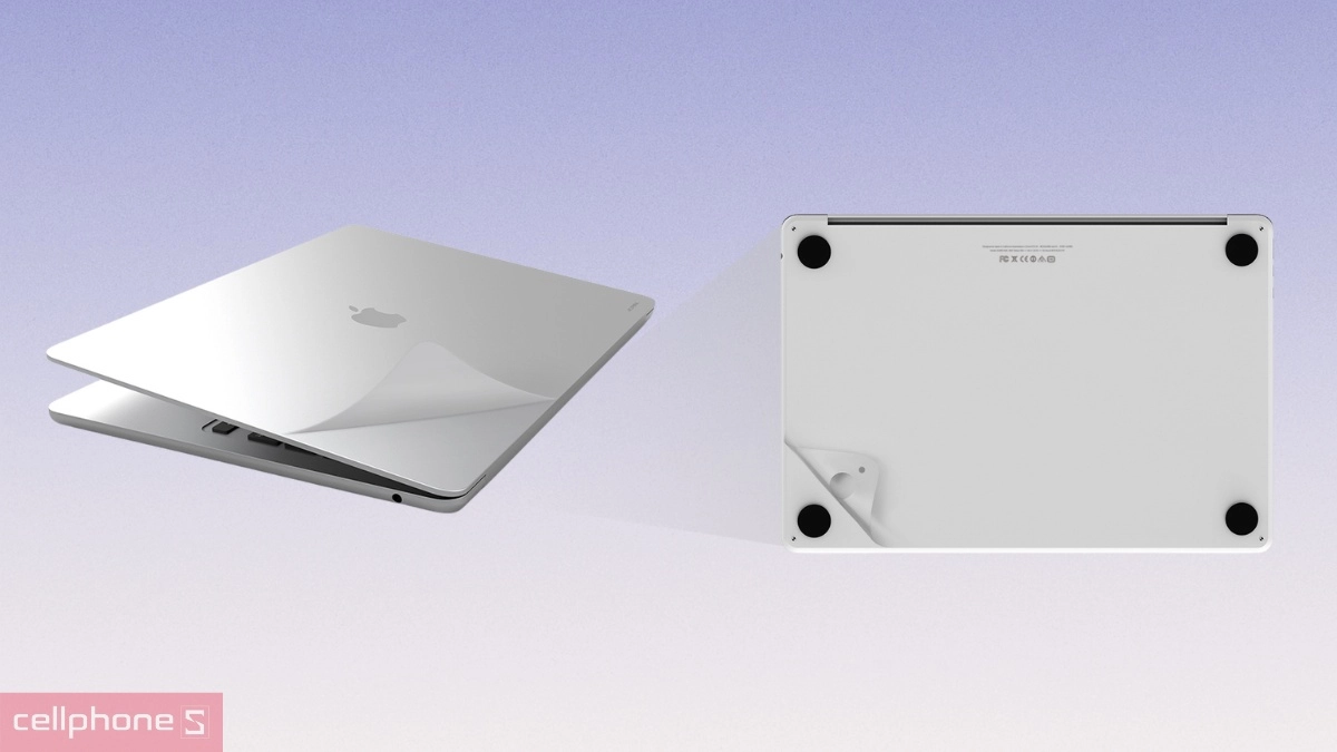 Thiết kế bộ dán Full JCPAL MacBook 5in1 for MacBook Air 15 M2/M3/M4/M5