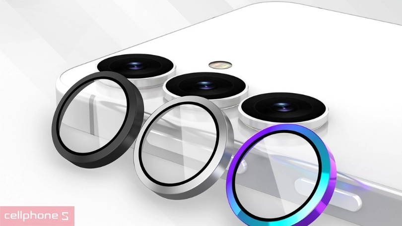 Độ trong suốt của miếng dán camera Samsung Galaxy S25 Plus Zeelot Pishield