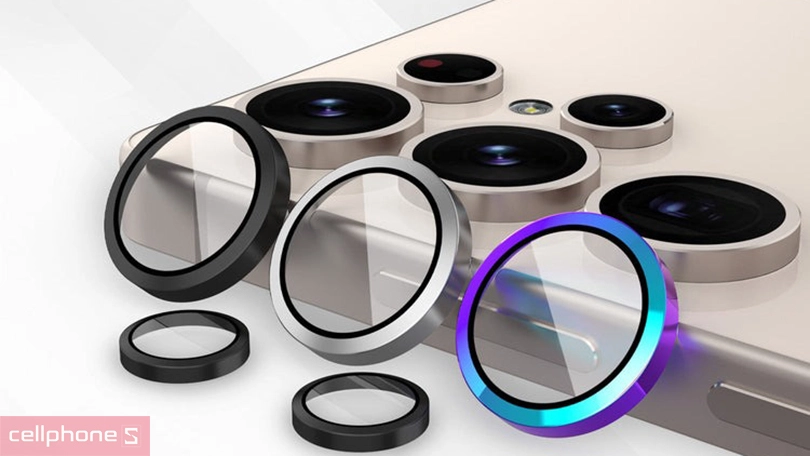 Thiết kế dán camera Samsung Galaxy S25 Ultra Zeelot Pishield