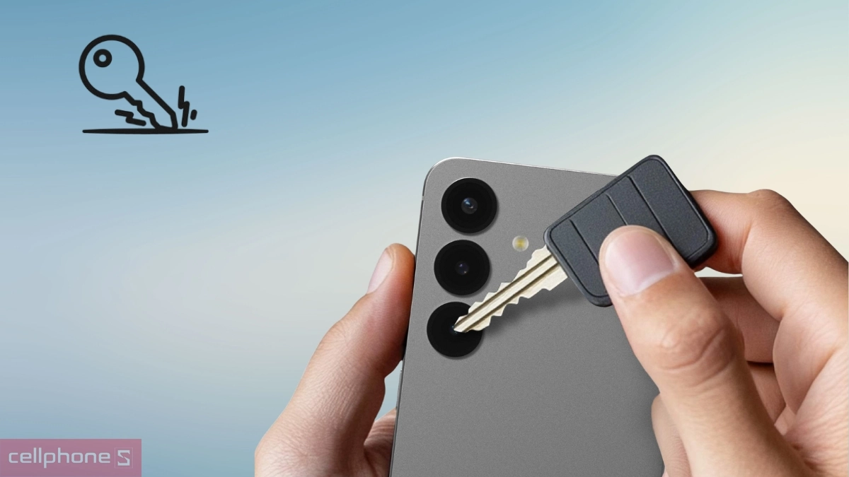 Thiết kế vừa với camera và hạn chế bám bẩn