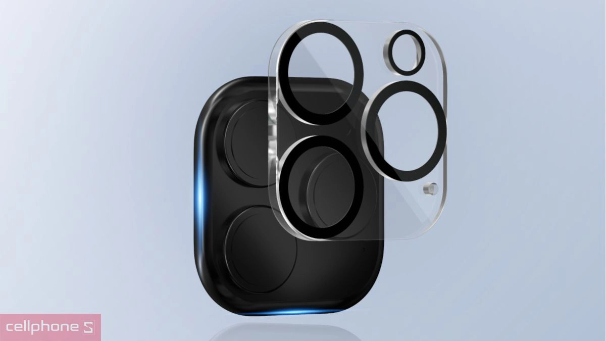 Miếng dán camera iPhone 15 Pro 15 Pro Max ZAGG giảm thiếu trầy xước