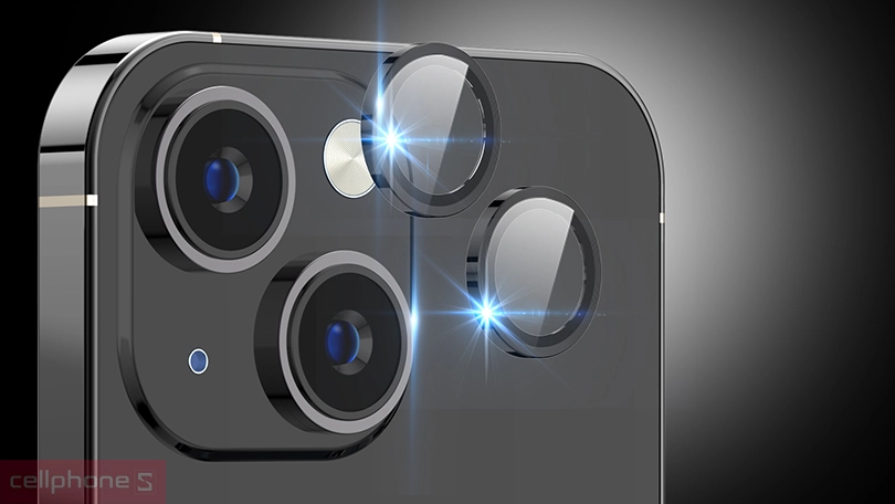 Dán cường lực iPhone 15/15 Plus Mipow bảo vệ camera