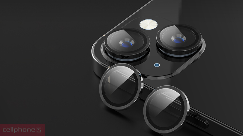 Dán cường lực iPhone 15/15 Plus Mipow bảo vệ camera