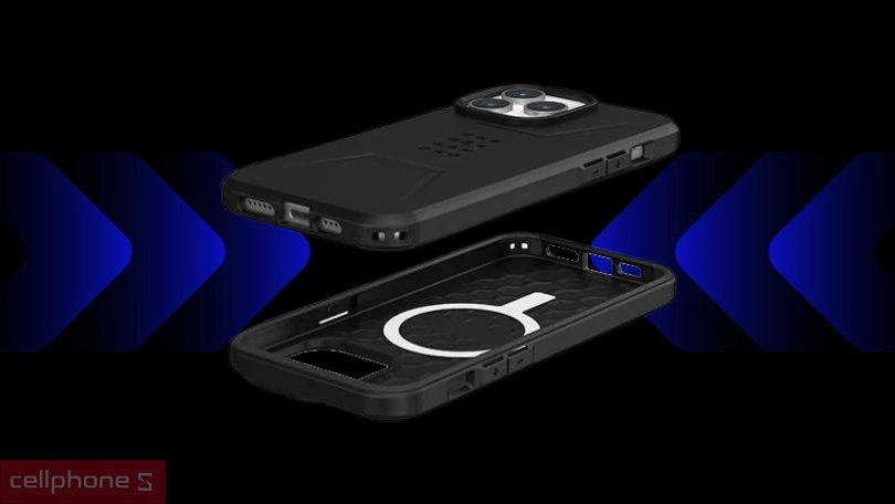 Ốp lưng iPhone 15 Pro Max UAG Civilian with Magsafe – Bảo vệ chuẩn quân đội