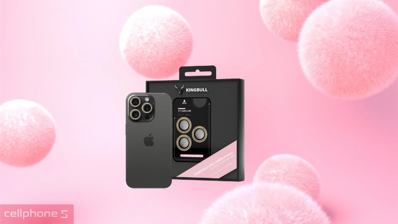 Thiết kế dán camera iPhone 16 Pro/16 Pro Max Mipow