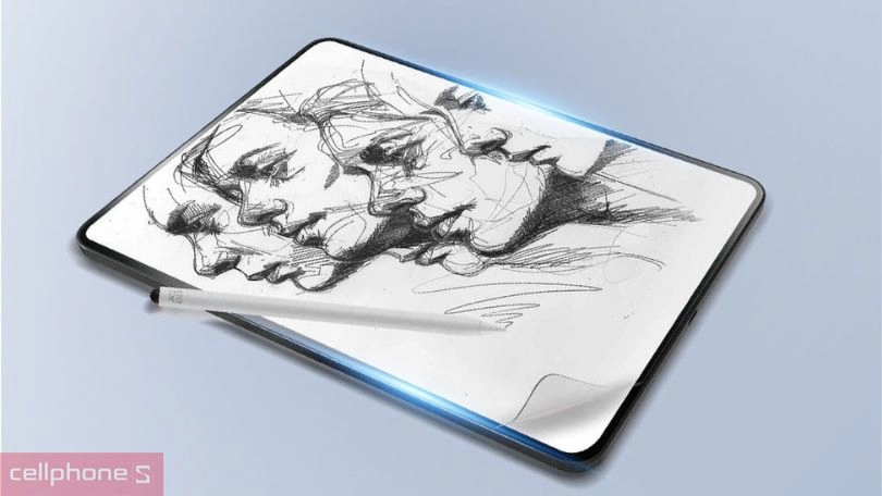 Thiết kế dán màn hình iPad Pro 13 2024 Zagg Paper Like Film