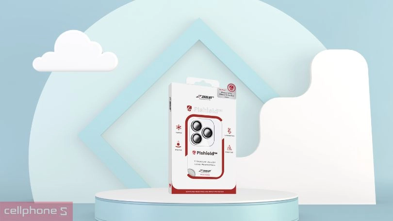 Dán camera Zeelot iPhone 16 Pro/16 Pro Max Pishield