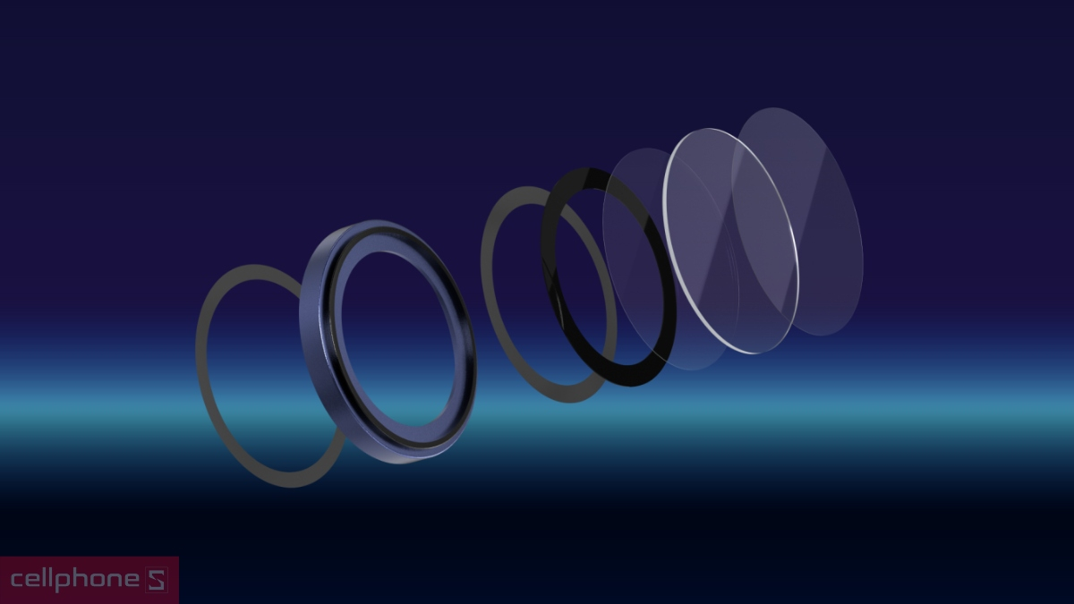 Công nghệ hạn chế phản xạ hình ảnh của miếng dán camera iPhone 17 Pro/17 Pro Max Zagg Premium