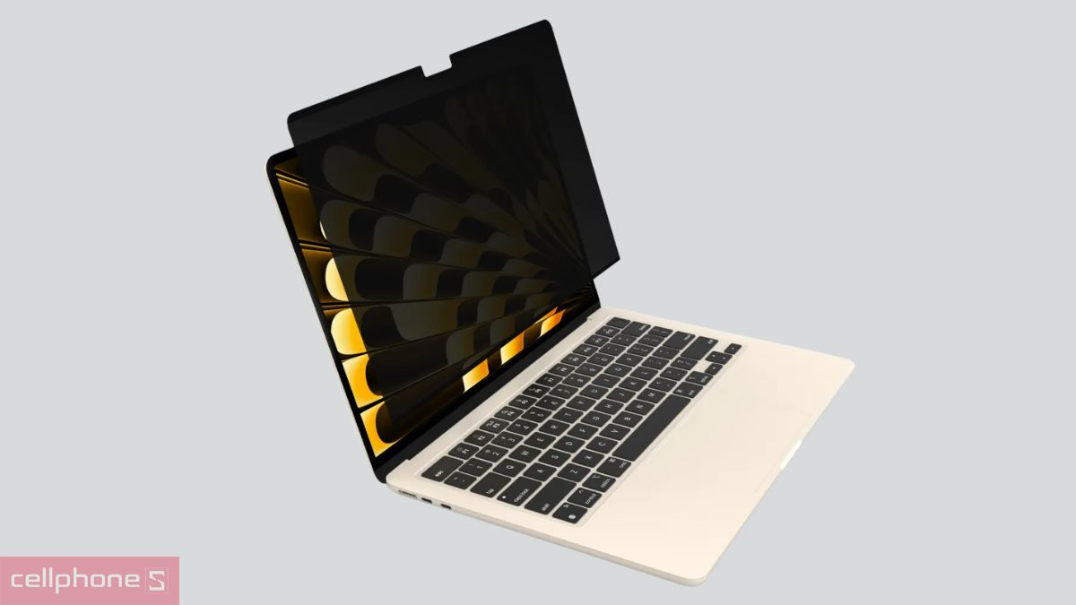 Vật liệu dán màn hình MacBook Air 13 M2 M3 M4 M5 JCPAL EasyOn Magnetic chống nhìn trộm