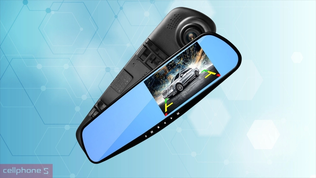 Thiết bị camera hành trình dạng gương 