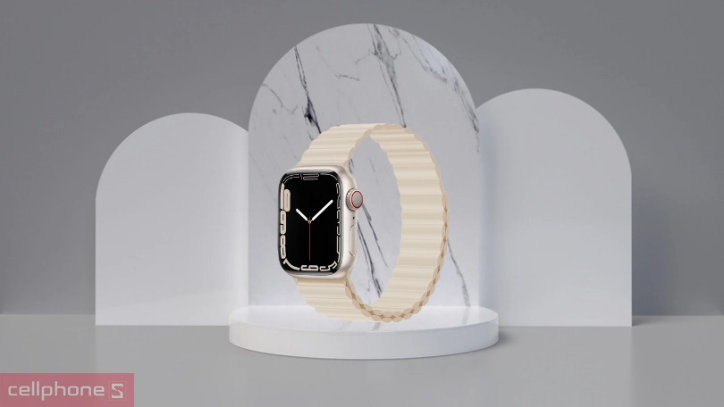 Chất liệu hoàn thiện của dây đeo Apple Watch Devia Deluxe Series Sport 3 44/45/46/49mm